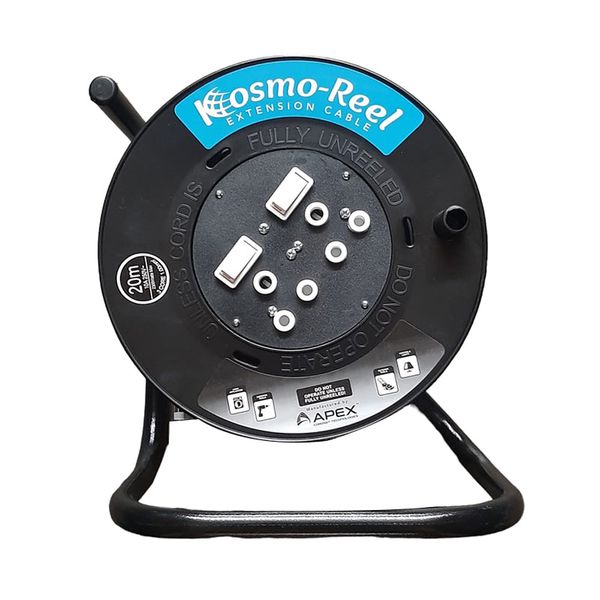 KOSMO-REEL Extension Plastic Reel 2 X 10A 20M x 1.0MM