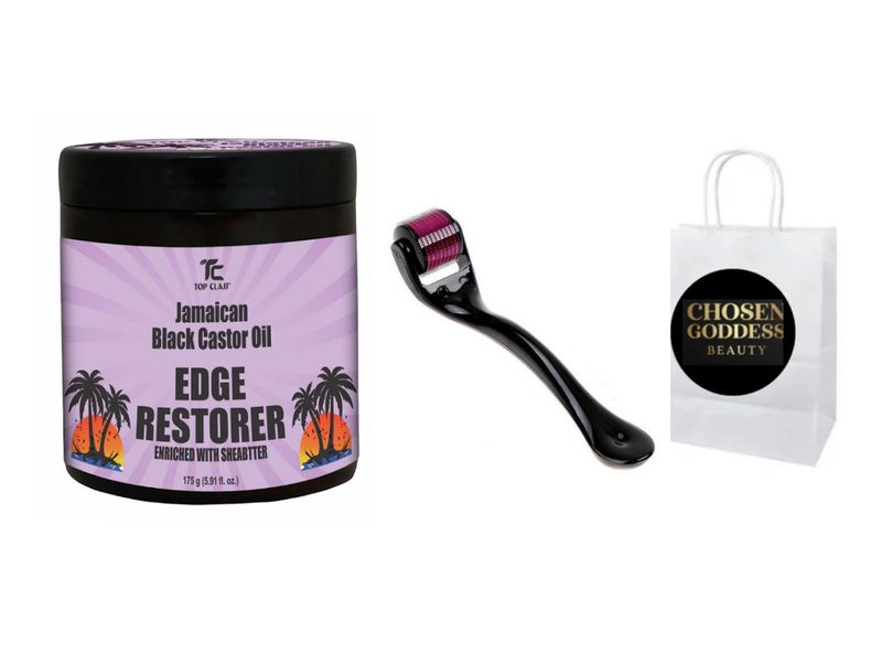 Jamaican Black Castor Oil Edge Restorer with Derma Roller