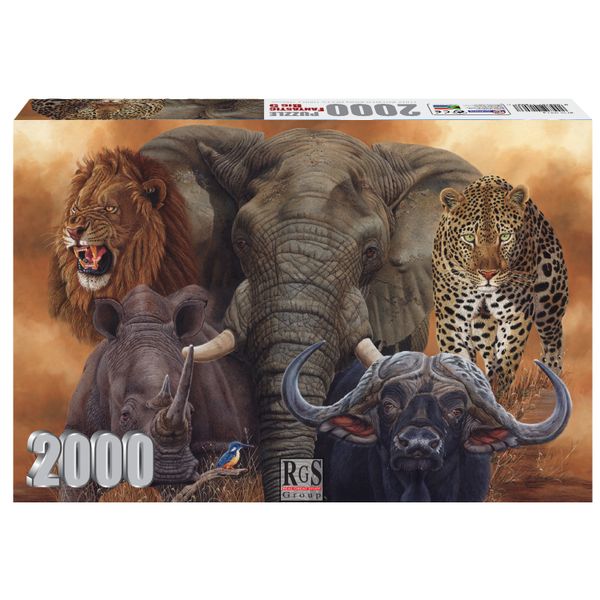 RGS Group Fantastic big five-2000 piece jigsaw puzzle