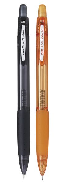Pilot The Shaker Clutch Pencil 0.5mm Pack of 2 - Black and Orange