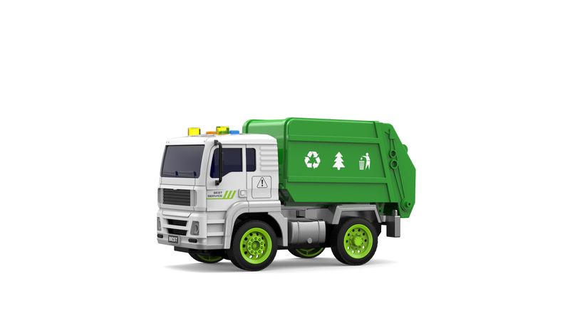Toys of BOLDCUBE - 1:20 Friction-Powered Sanitation Truck