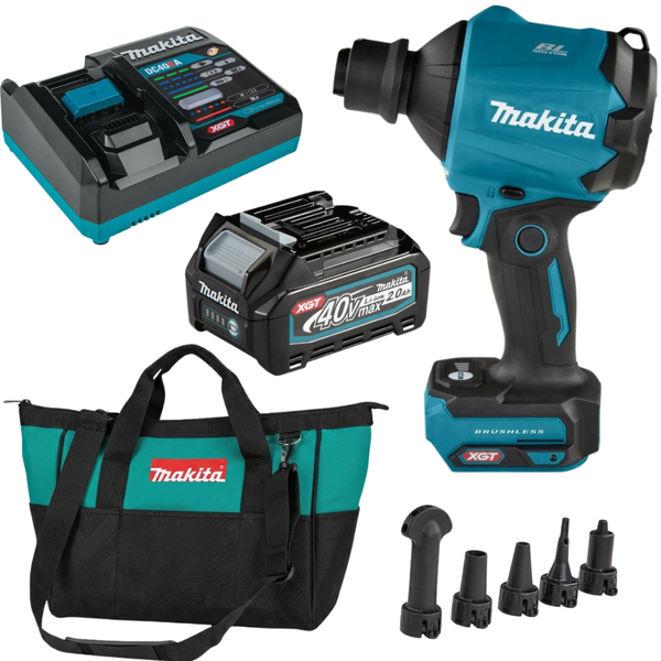 Makita - 40V Max XGT Brushless Cordless Dust Blower Kit + Battery + Charger