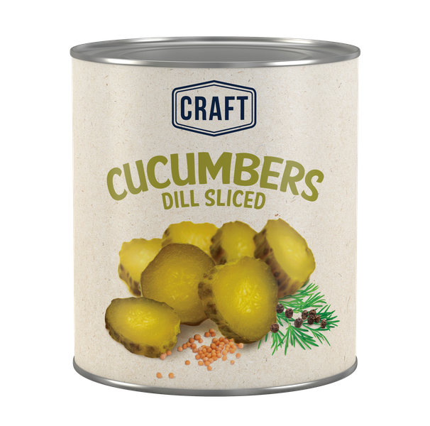 Craft Sliced Cucumbers - A10 Can - 6 Pack