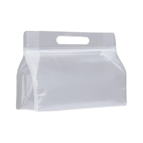 10 Piece - Silicone &amp; Leakproof Food Storage Bags - Transparent