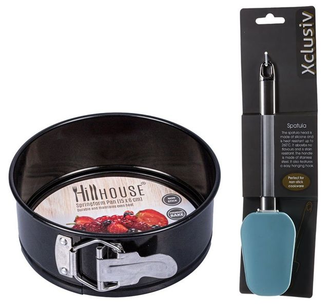 Non Stick Springform 15x6cm + Silicone Spatula