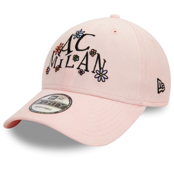 AC Milan Needle Cord Doodle Pastel Pink 9FORTY Adjustable Cap