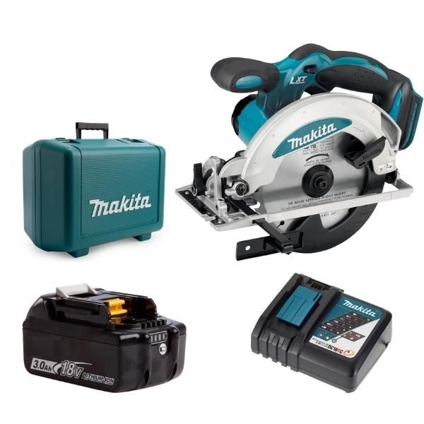Makita - Cordless Circular Saw, Charger &amp; 3Ah Generic Replacement Battery
