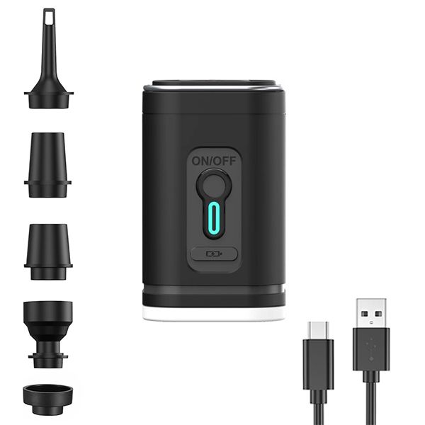Portable Mini Inflatables Air Pump - Inflate &amp; Vacuum - USB Rechargeable
