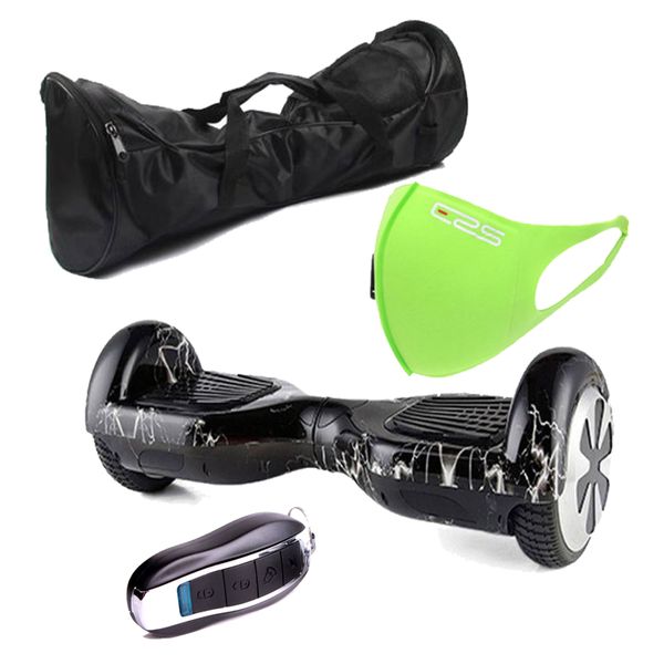 Self Balance Scooter6.5" Hoverboard-LED-Bluetooth-Remote-Bag &amp; Mask-Inferno