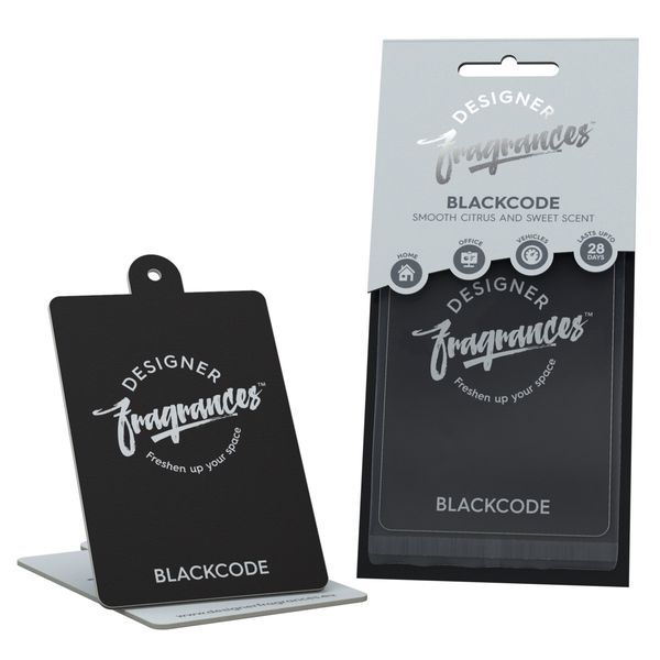 Designer Fragrances Black Code Car Air Freshener bundle x 3