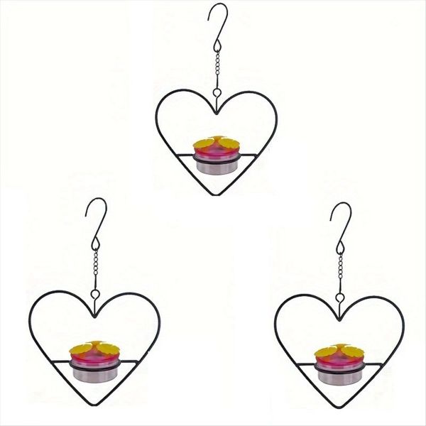 3PCS Bird Feeders for Outdoors Hanging Ant and Bee Proof Easy to Refill and