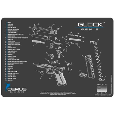 Glock Gen 5 Benchmat Grey 