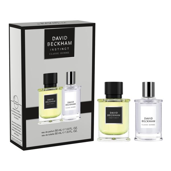 David Beckham Classic Homme EDT &amp; Instinct EDP Gift Set