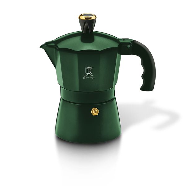 Berlinger Haus Aluminium 6-Cup Coffee Maker - Emerald Collection