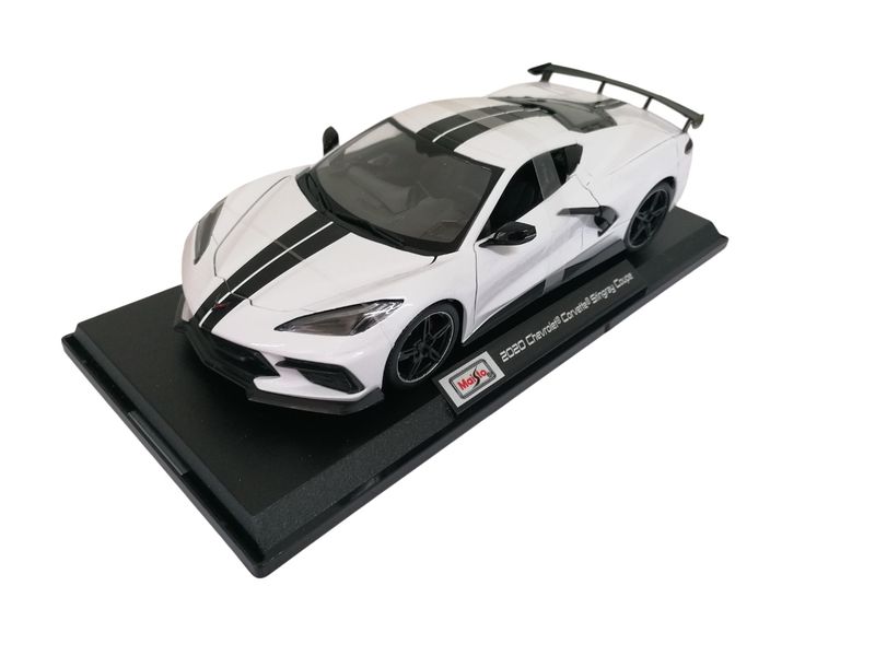 Maisto 1/18 Chevrolet Corvette Stingray Coupe 2020 - White