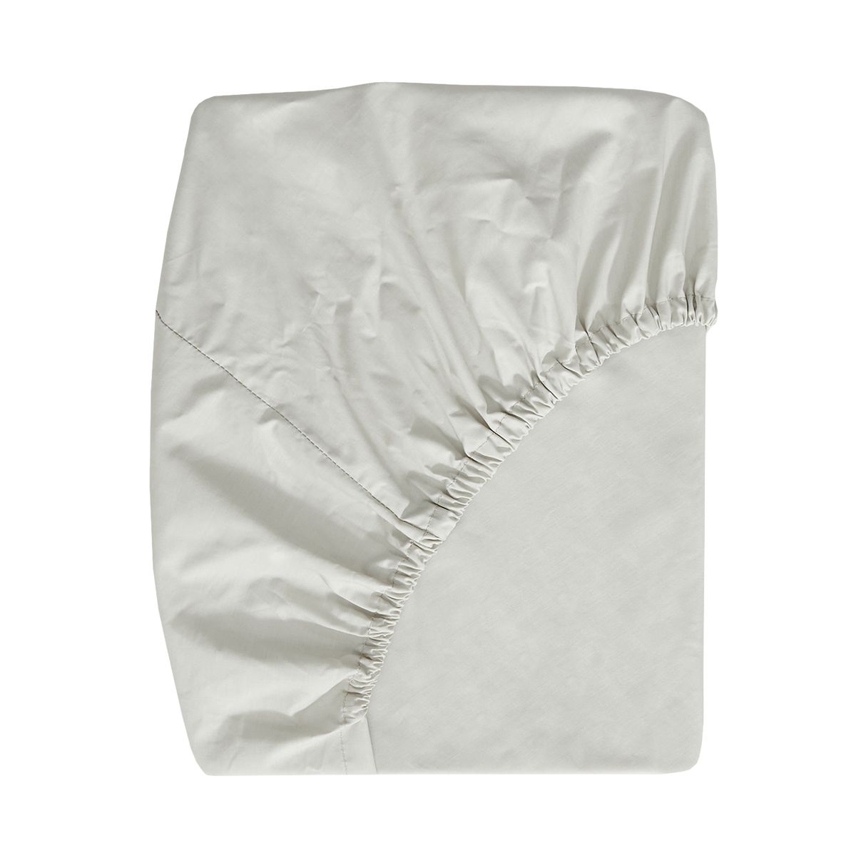 & Mason 200TC P/C Percale Fitted Sheet Extra Depth Grey Shop