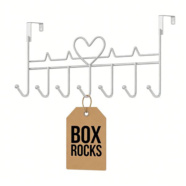 Heart-Shaped Door Ring Wall-Mounted Clothes Hanger