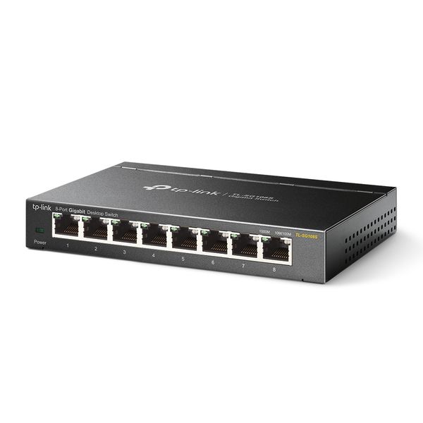TP-Link TL-SG108S 8-Port Gigabit Ethernet Switch-Fast,Reliable, Plug &amp; Play