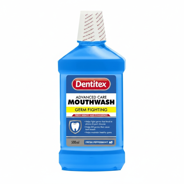 Dentitex Fresh Peppermint Mouthwash 500 ml - Alcohol-Free Oral Care