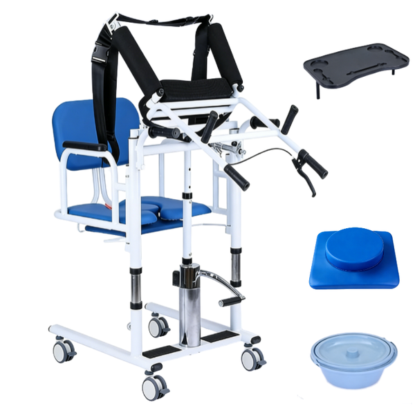 Hydraulic Transfer Chair Shower ChairToilet Chair Walker with wheels