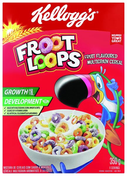Kelloggs Cereal Froot Loops 350G