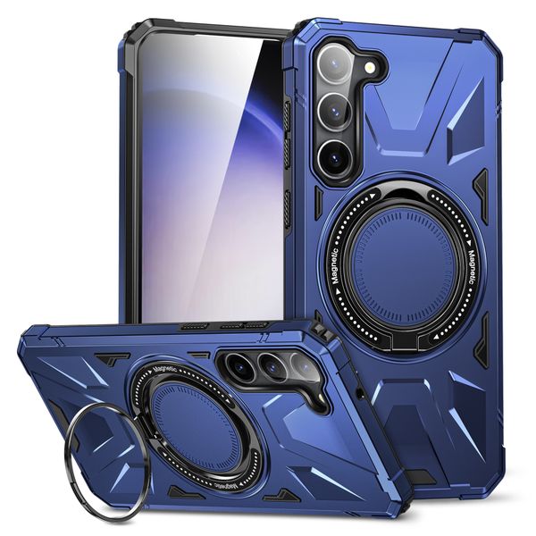 Phone Case Compatible With Samsung Galaxy S23 with Magnetic Rotating Cover