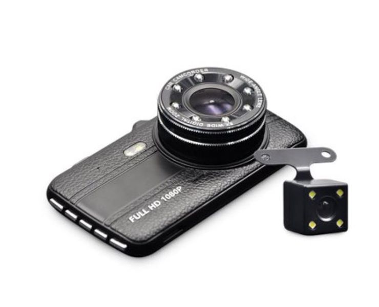 4" Screen Dashboard Camera With Reverse Cam