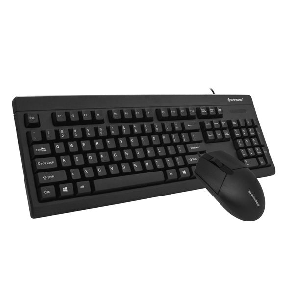 Shipadoo Master D100 II Wired Splash Proof Keyboard &amp; 1000DPI Mouse Set