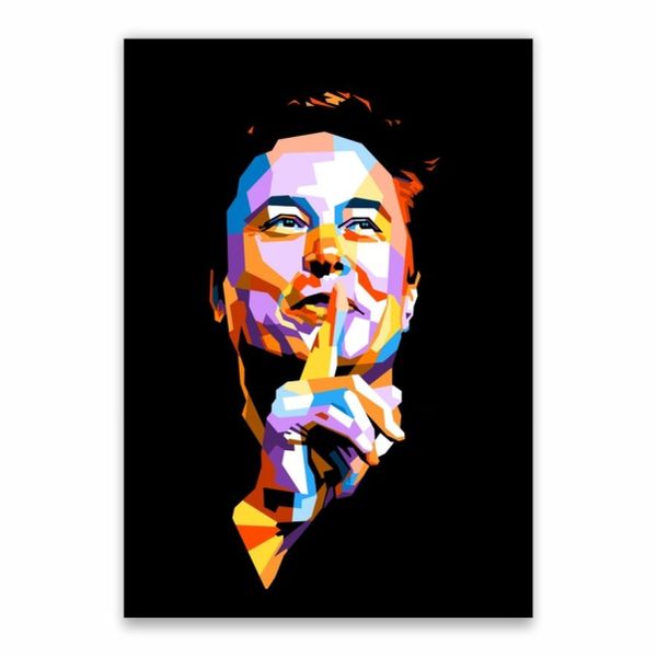 Elon Musk Pop Art Poster - A1