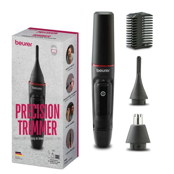 Beurer Germany Precision Trimmer | Nose Ear &amp; Eyebrow Grooming | MN3X