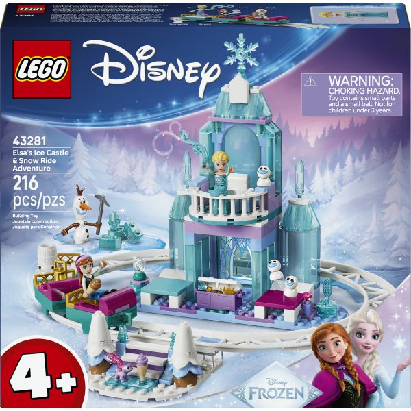 LEGO® Disney Frozen Elsa’s Ice Castle &amp; Snow Ride Adventure 43281