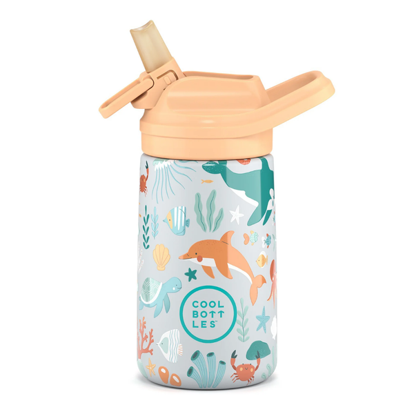Cool Bottles - Kiddies Triple-Insulated Water Bottle Underwater World 350ml