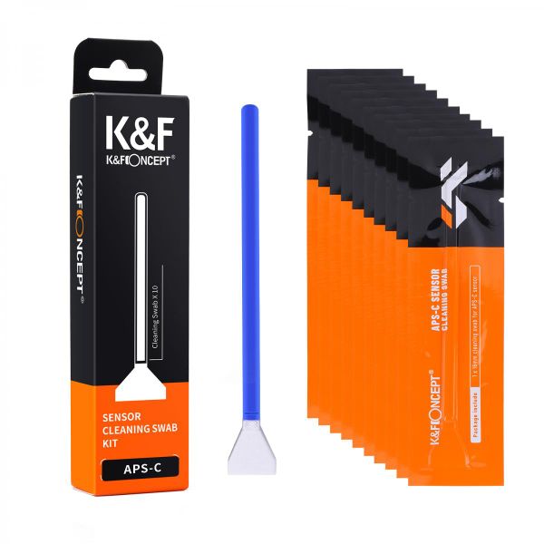 K&amp;F 10 X 16mm APS-C Camera Sensor Cleaning Swab Kit + 20ml Cleaning Fluid