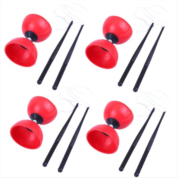 Sensory Training Equipment Double-Headed Diabolo Red