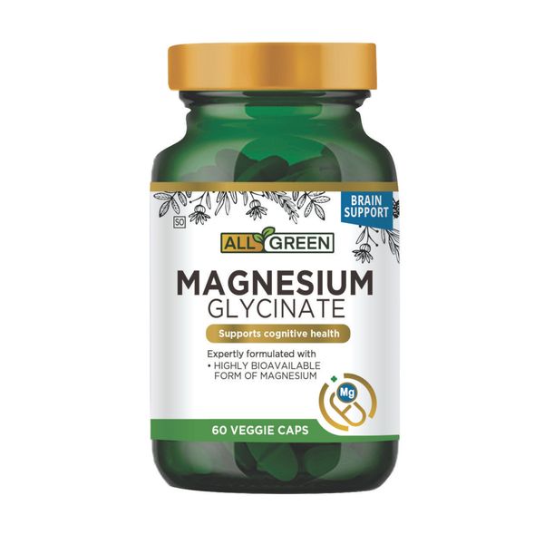All Green - Magnesium Glycinate 100mg - 60s