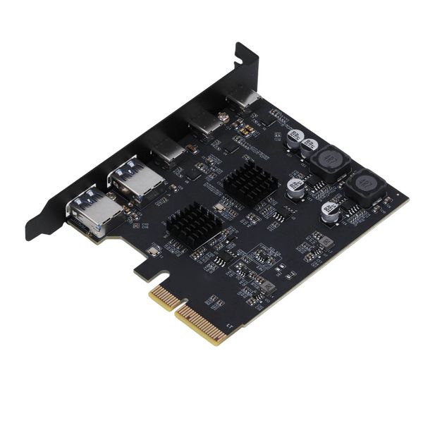 USB 3.2 Gen2 Card 10Gbps 5-Port Compatible with Motherboard