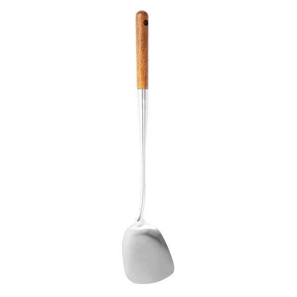 Wok Spatula 17Inches Spatula for Wok Stainless Steel Wok Spatula