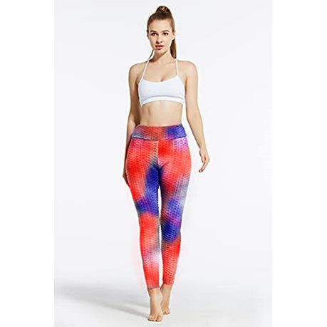 Tie Dye Anti Cellulite Honeycomb Scrunch Booty Yoga Pants Leggings Tights, Shop Today. Get it Tomorrow!