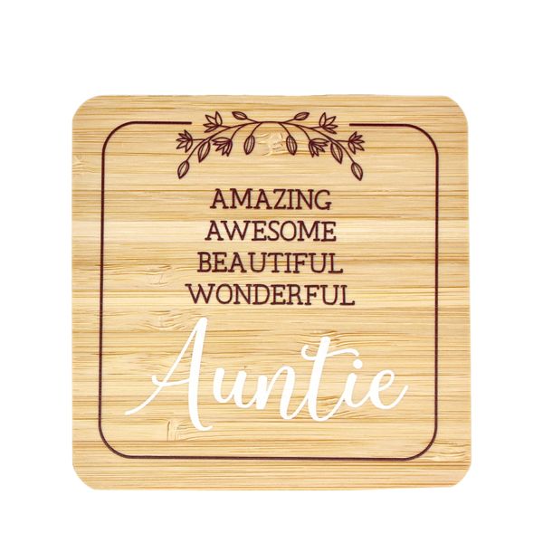Coaster - Amazing, Awesome, Beautiful, Wonderful, Auntie