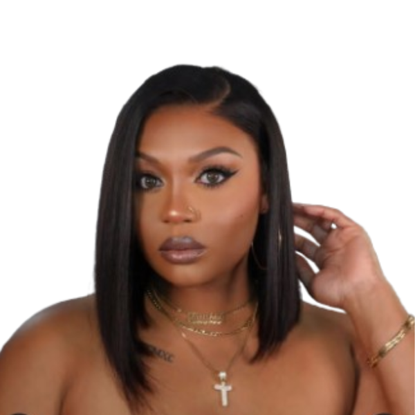 Full Frontal Brazilian Hair Bob Cut Wig.