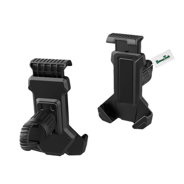 BotereuTech Bicycle Phone Mount X Type Handlebar Nylon Steel Black