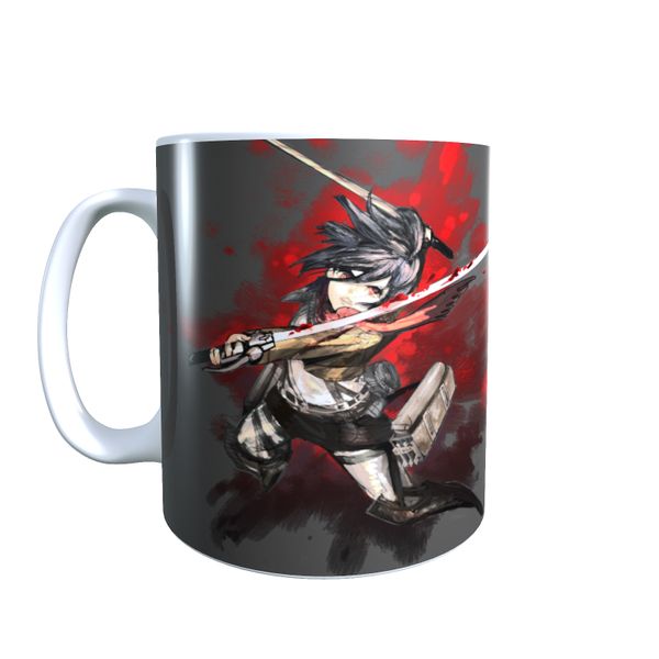Mikasa Bloody Sword - Attack on Titan Coffee Mug