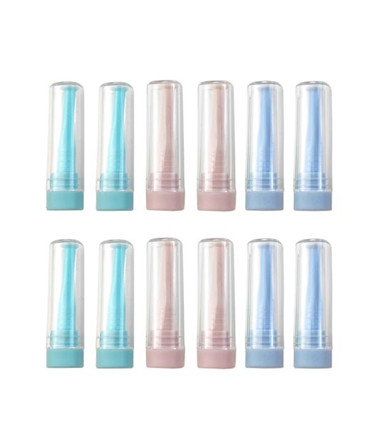 12PCS Silicone Hard Contact Lens Remover,Suction Cup Design,Easy To Operate