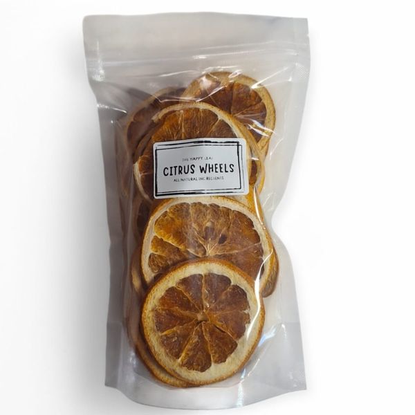 The Happy Leaf All-Natural Dried Citrus Wheels - 80g