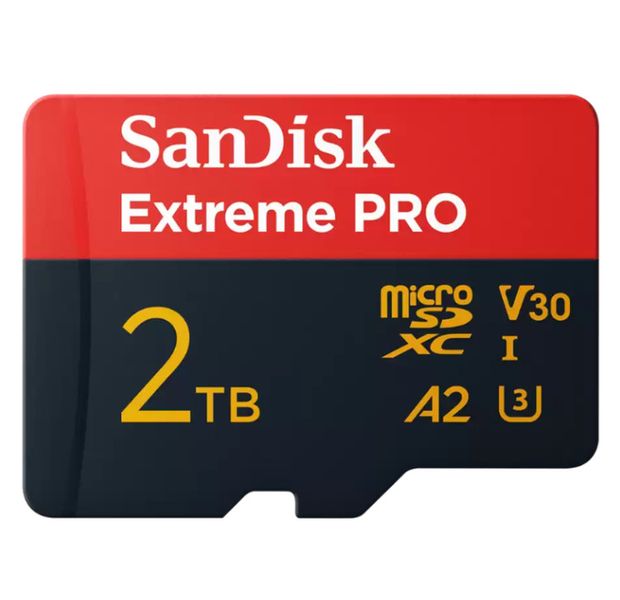 High Speed Memory SanDisk Extreme PRO 2TB microSDXC UHS-I Card