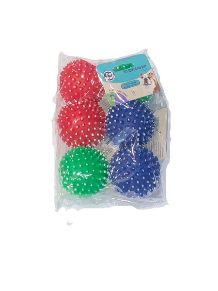 Pet Spiked Toy Ball 6.5cm
