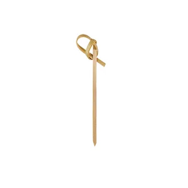 Bamboo Ribbon Skewer - 6cm (6-pack)