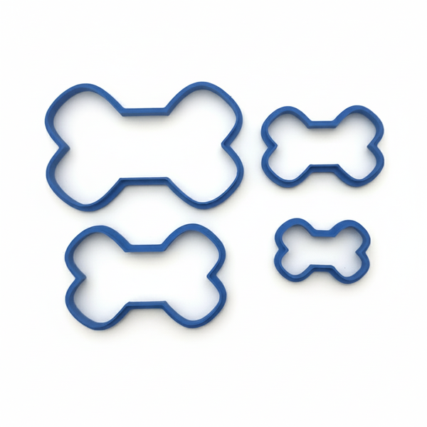 Dog Bone Cookie Cutter Set - 4 Piece - (10cm, 8cm, 6cm, 4.5cm)