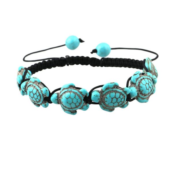 Bohemian Turquoise Turtle Bracelet/Anklet Beach Accessory