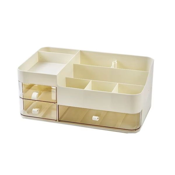 Plastic Makeup Organizers With Drawers,Counter Organizer Cosmetic Storage